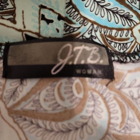 J.T.B floral crowl neck top - Picture 4 of 4